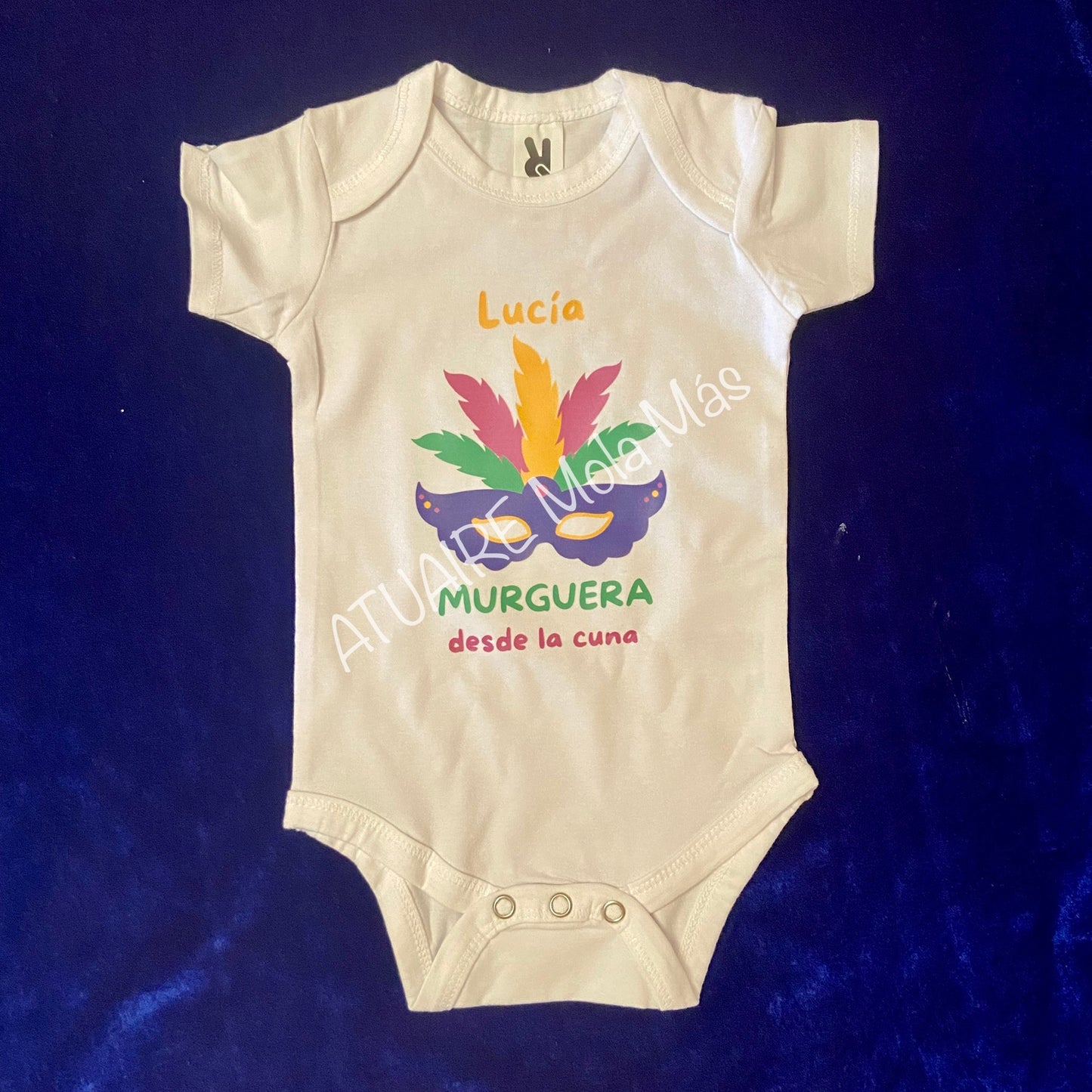 Body personalizado de manga corta