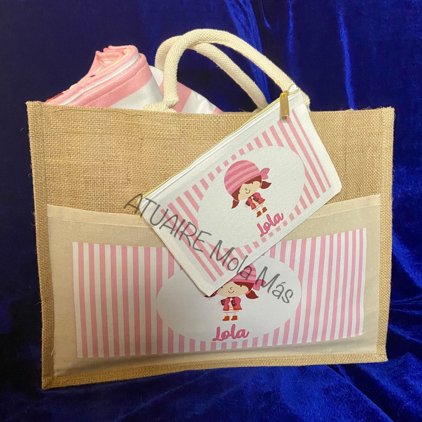 Kit bolsa de playa + toalla