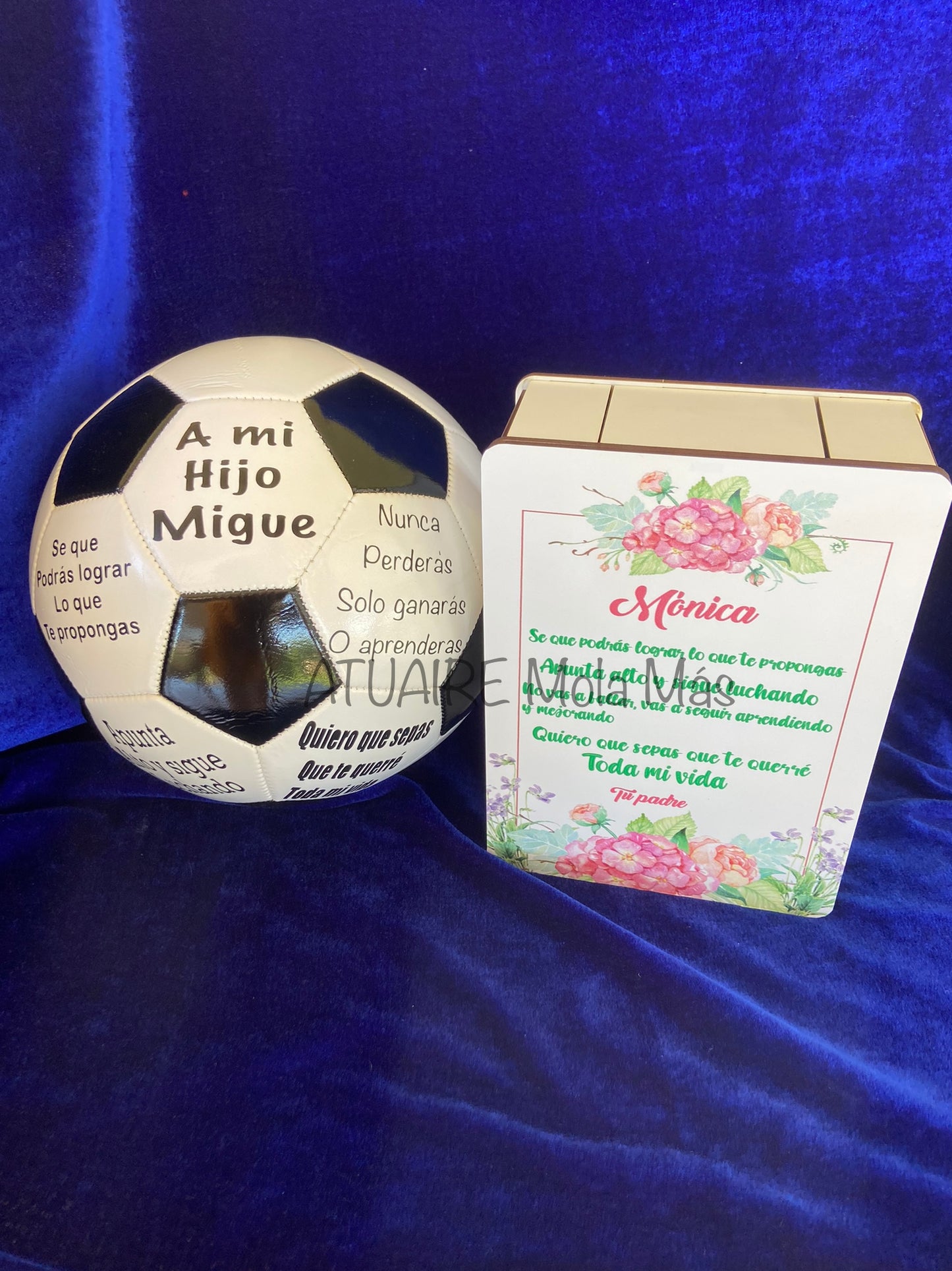 Balón con dedicatoria